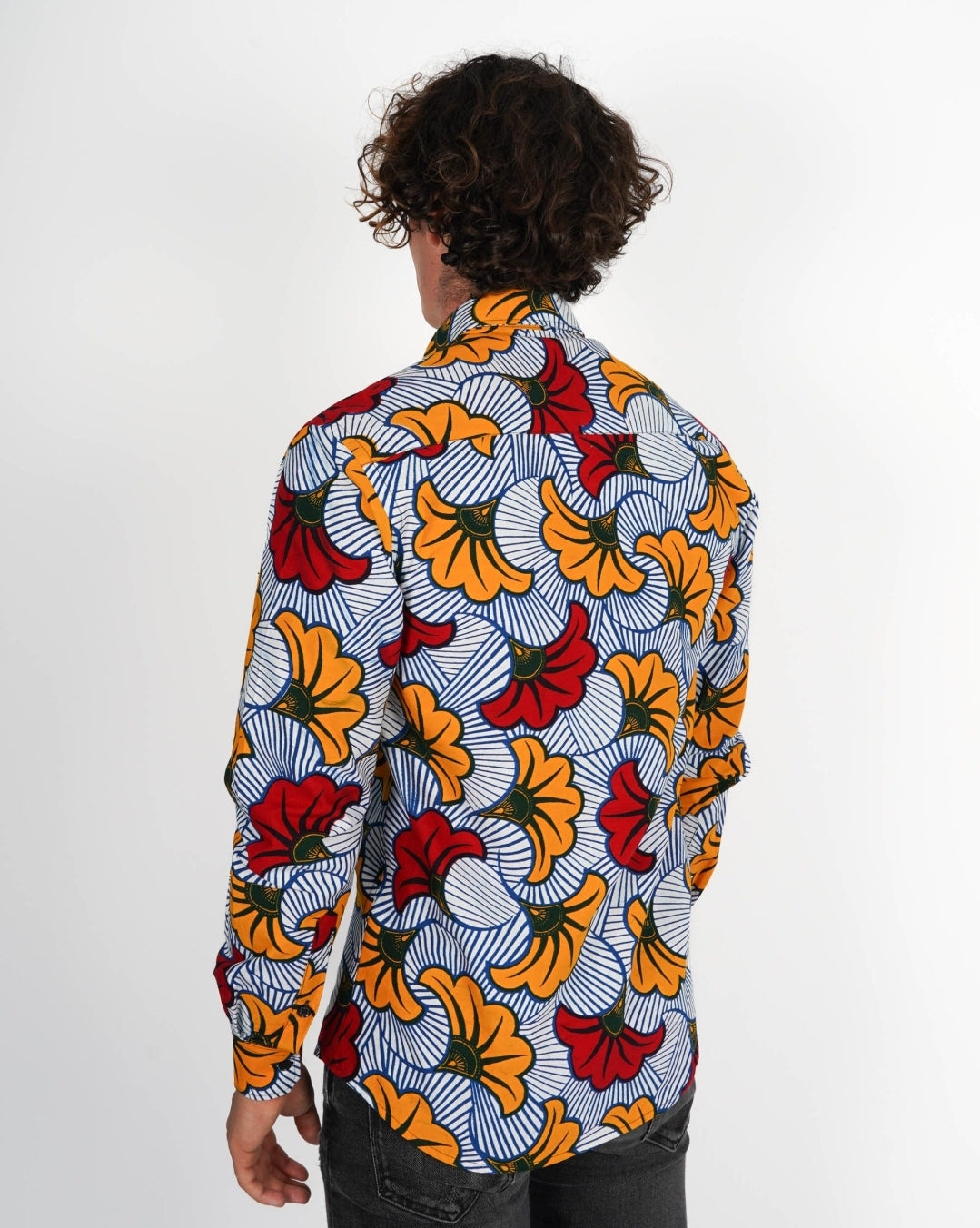 Chemise Abidjan wax Bandama