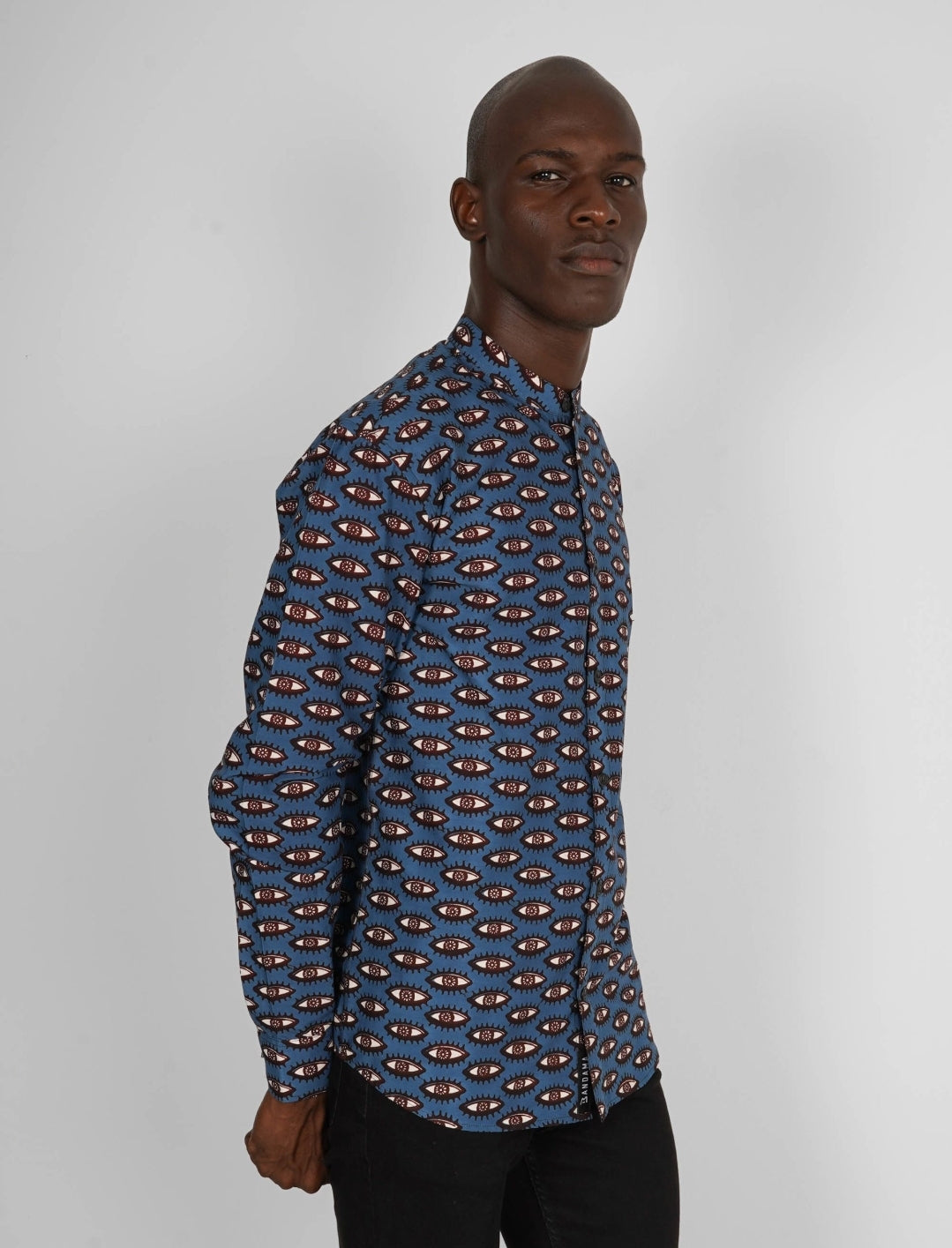 Chemise Mao wax manches longues Conakry