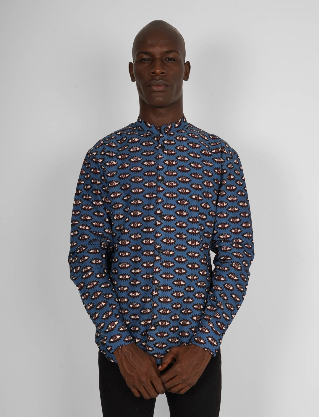 Chemise Mao wax manches longues Conakry
