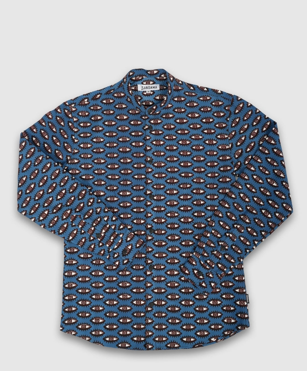 Chemise Mao wax manches longues Conakry