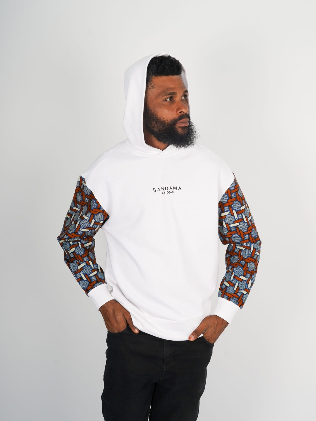 Hoodie wax Dakar