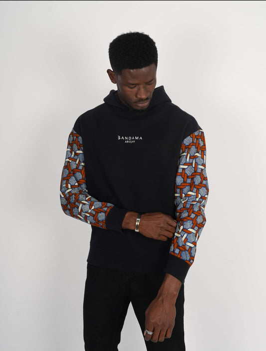 Hoodie wax Dakar