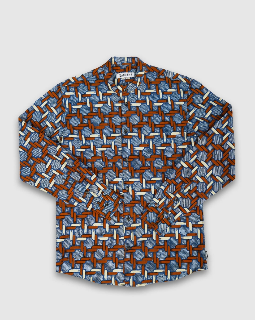 Chemise Mao wax manches longues Dakar