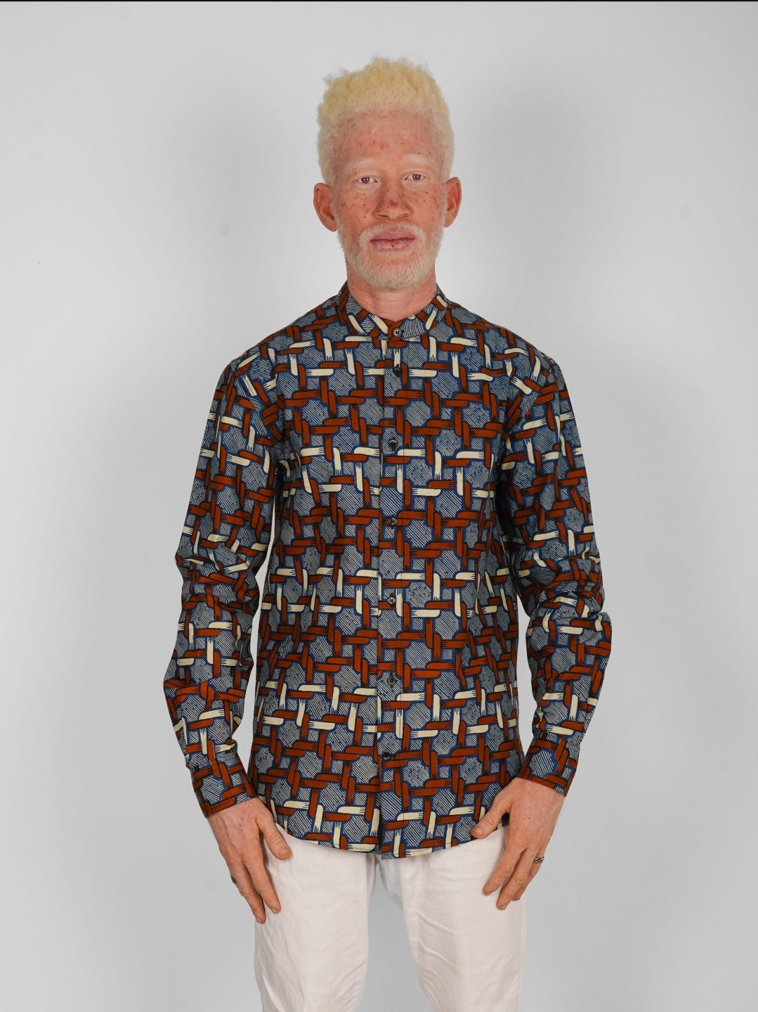 Chemise Mao wax manches longues Dakar