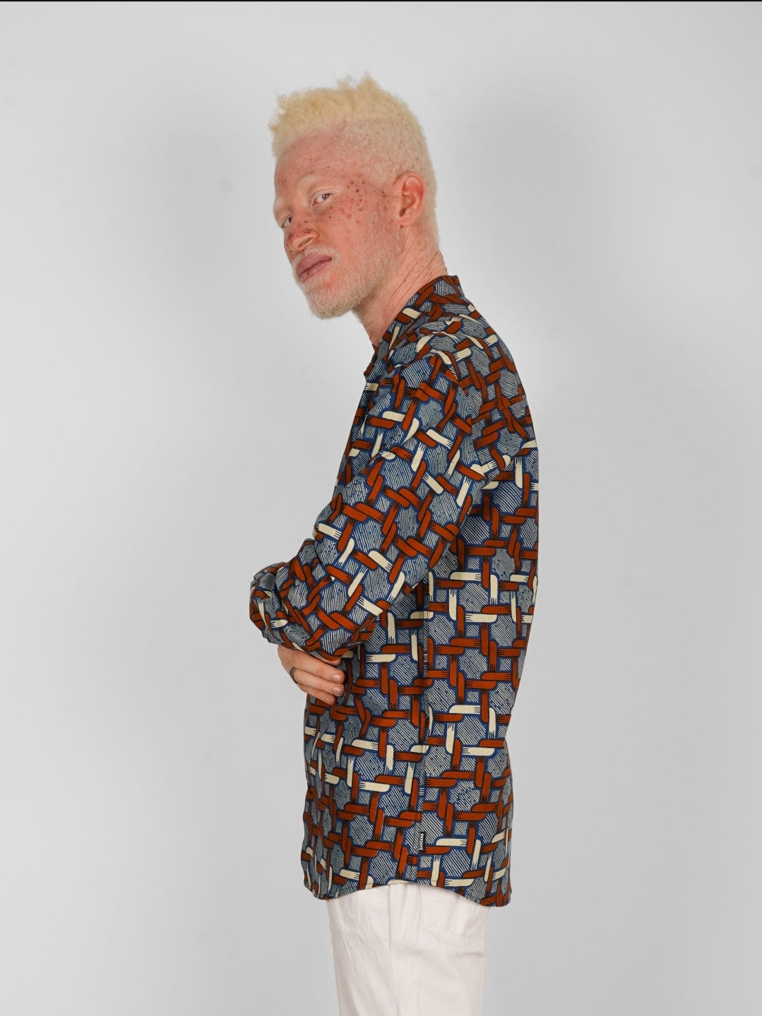 Chemise Mao wax manches longues Dakar