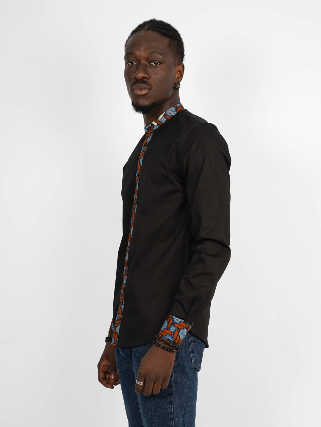 Chemise Mao wax manches longues Dakar