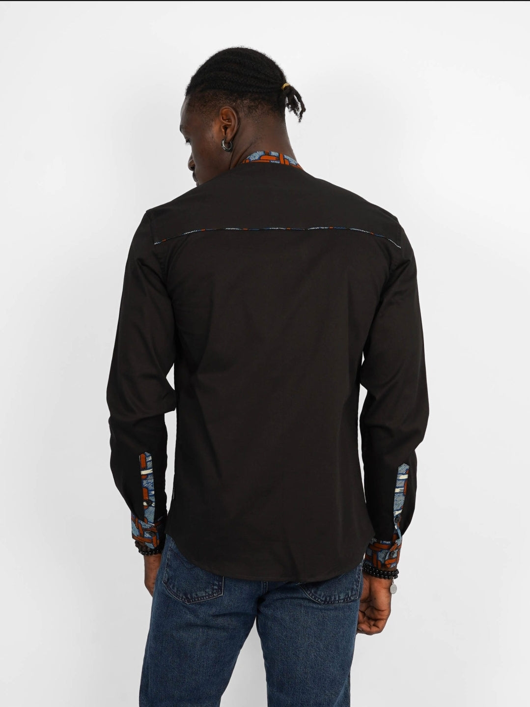 Chemise Mao wax manches longues Dakar