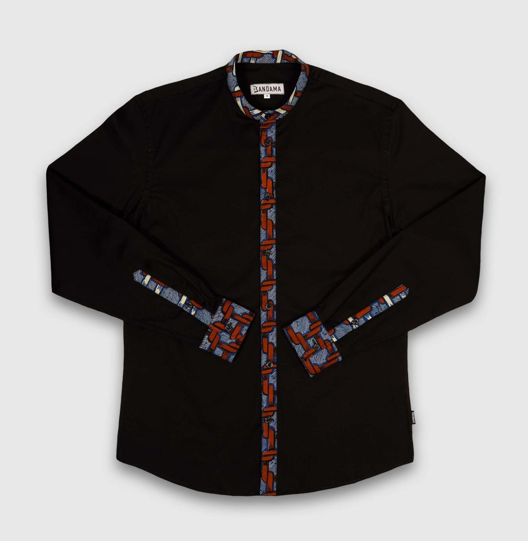 Chemise Mao wax manches longues Dakar