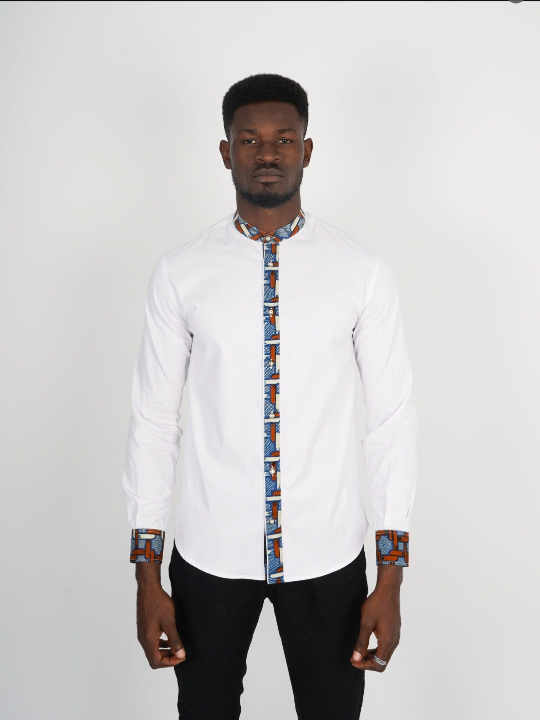 Chemise Mao wax manches longues Dakar