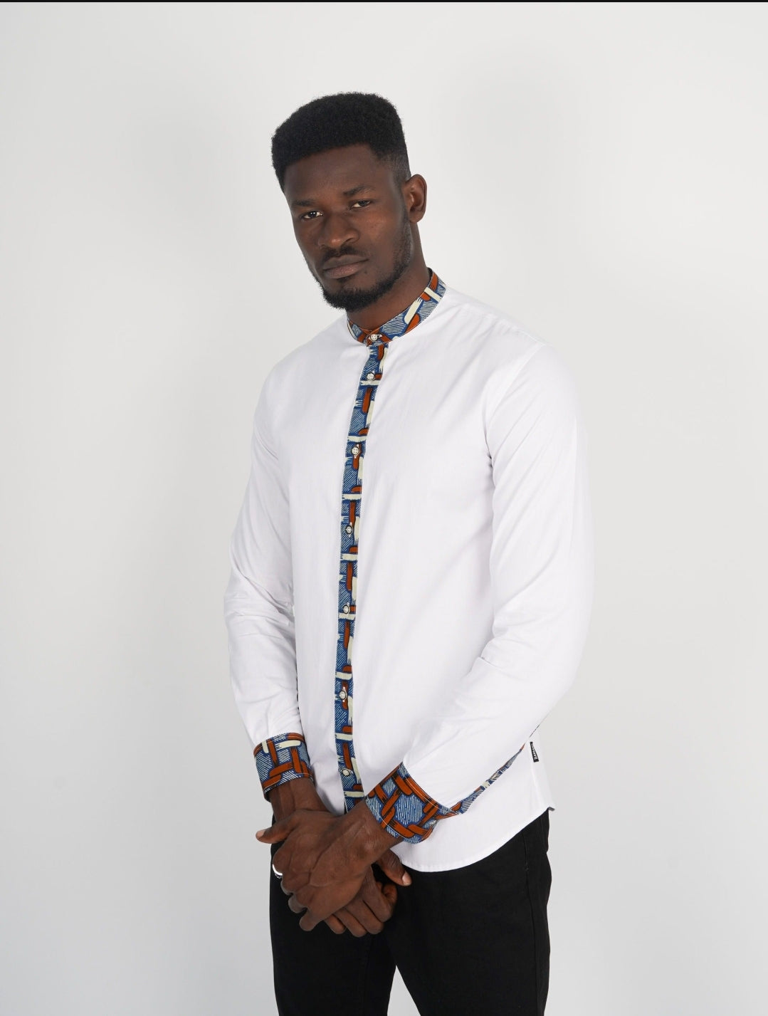 Chemise Mao wax manches longues Dakar
