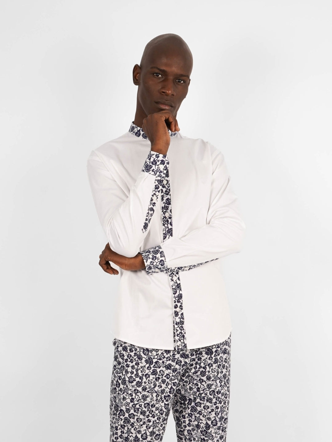 Chemise Mao manches longues Gitega