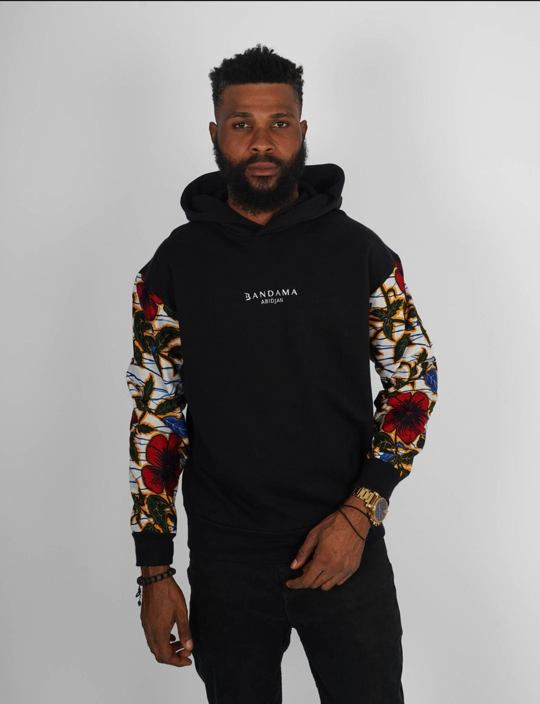 Hoodie wax Kinshasa