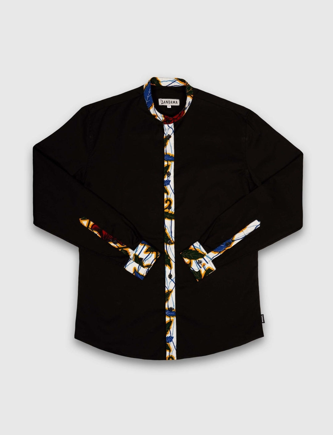 Chemise Mao wax manches longues Kinshasa