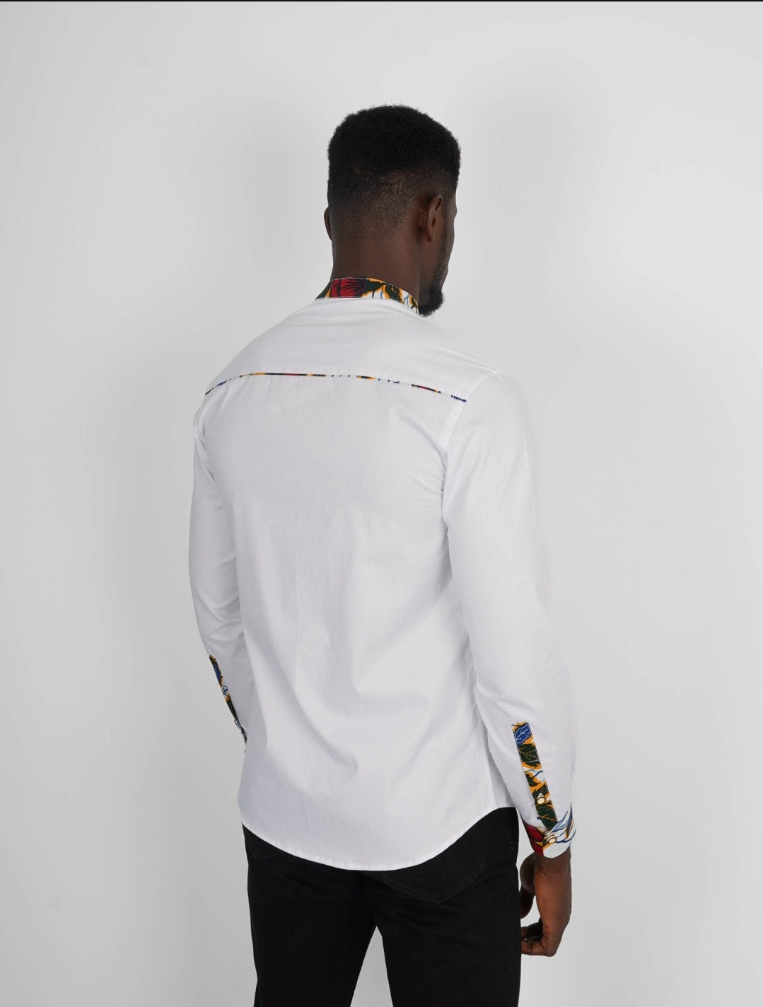Chemise Mao wax manches longues Kinshasa
