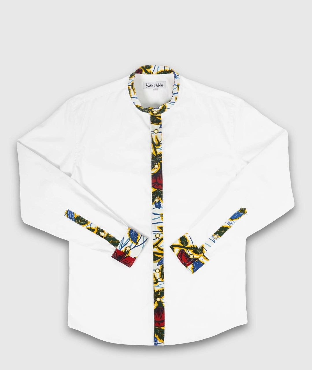 Chemise Mao wax manches longues Kinshasa