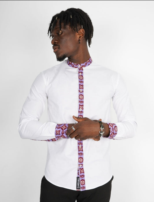 Chemise Mao  manches longues Malabo