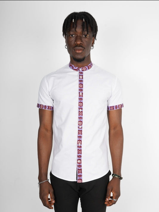 Chemise Mao  manches courte Malabo