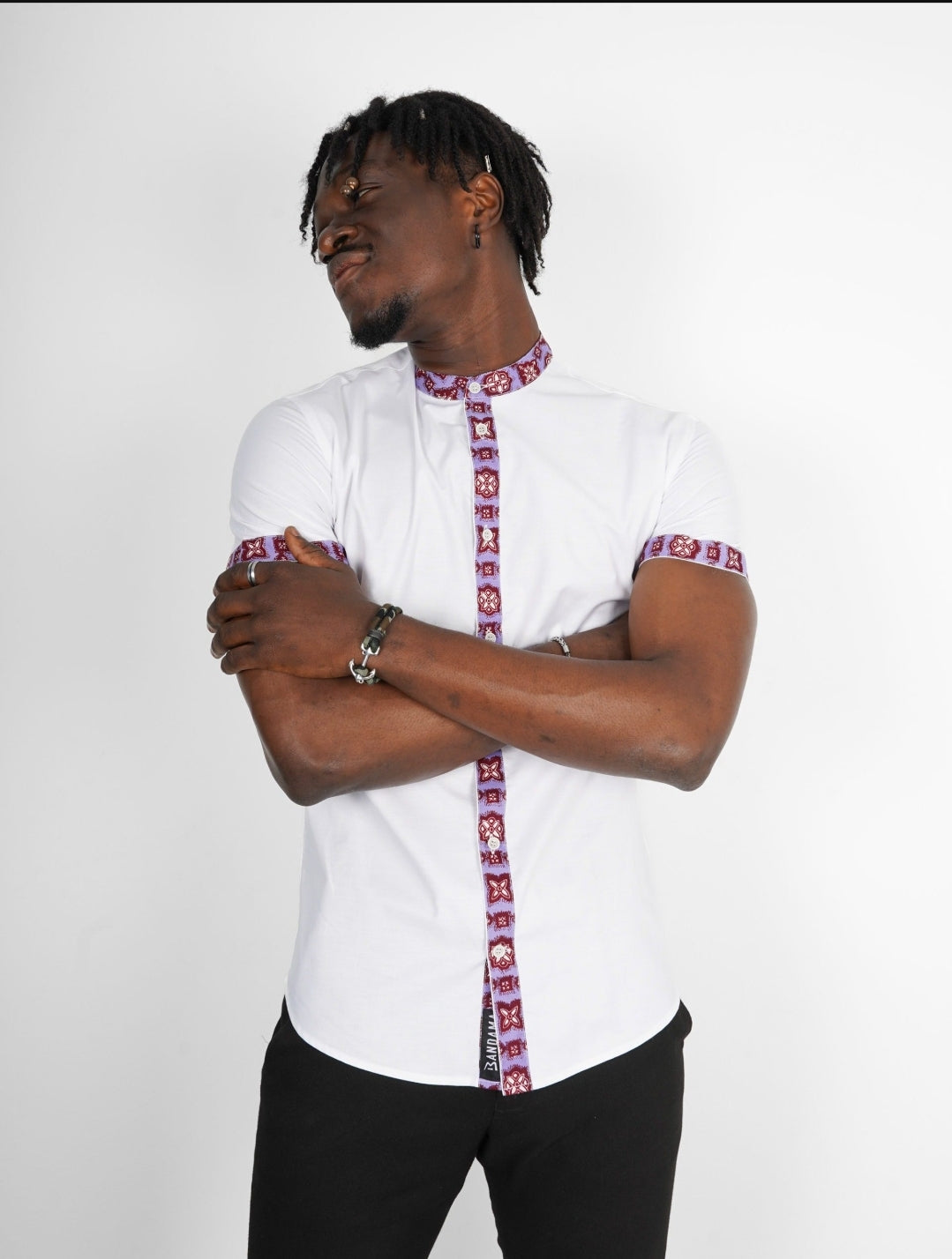 Chemise Mao  manches courte Malabo