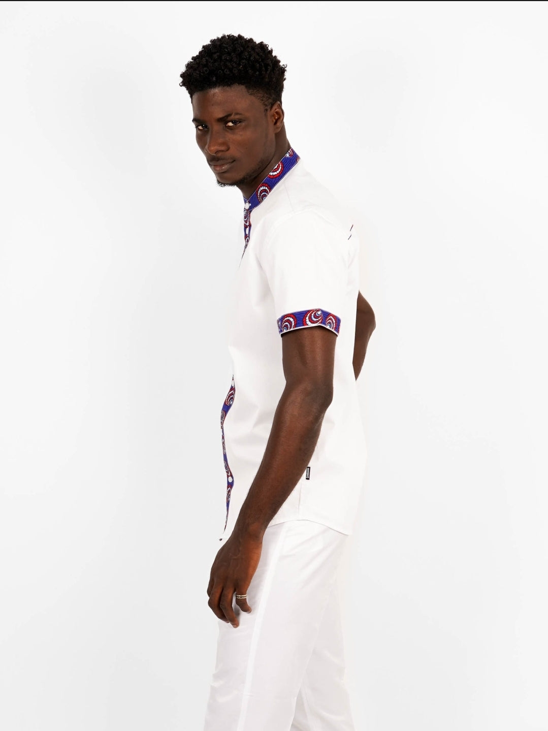 Chemise Mao manches courtes N’Djamena