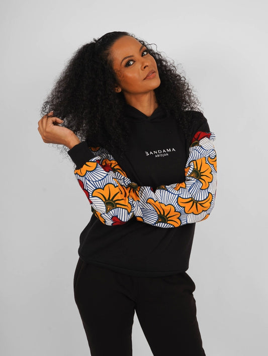 Hoodie wax Abidjan