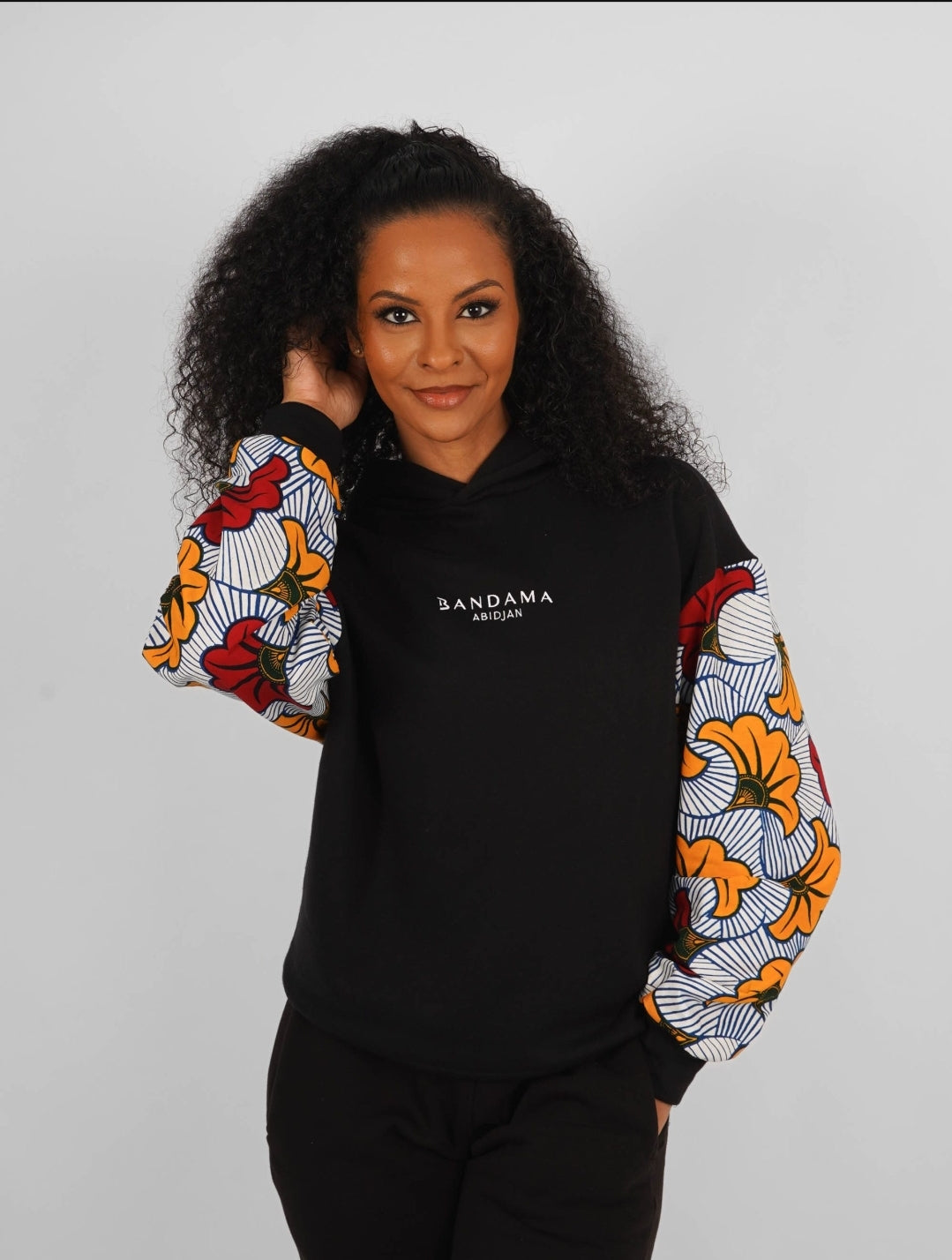 Hoodie wax Abidjan
