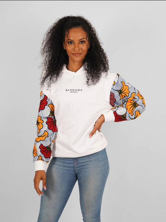 Hoodie wax Abidjan