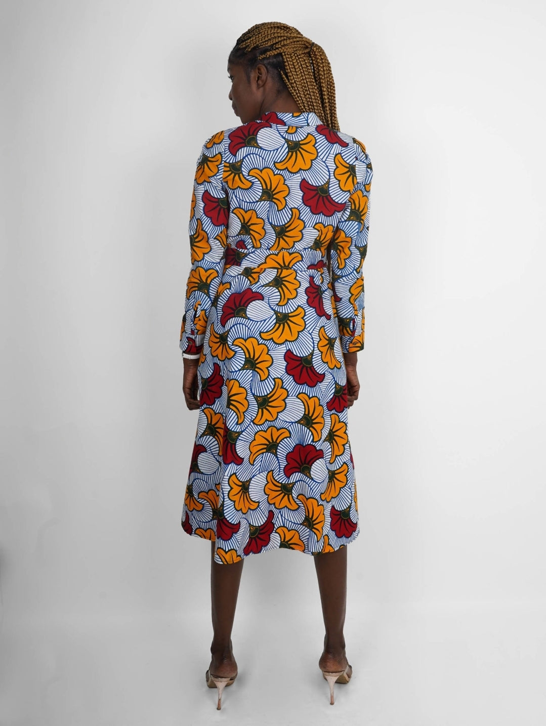 Robe chemise manches longues Abidjan