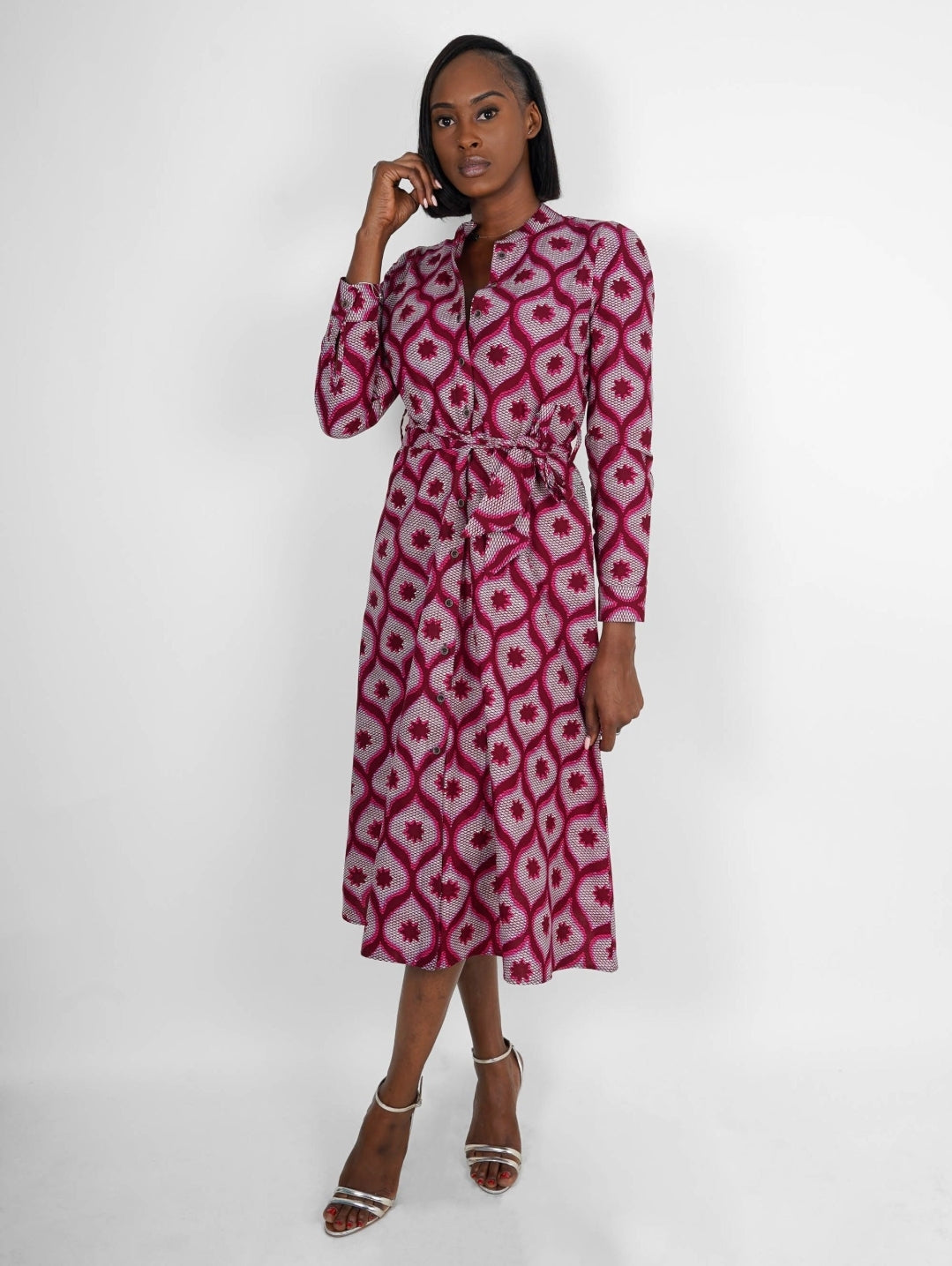 Robe chemise manches longues Banjul