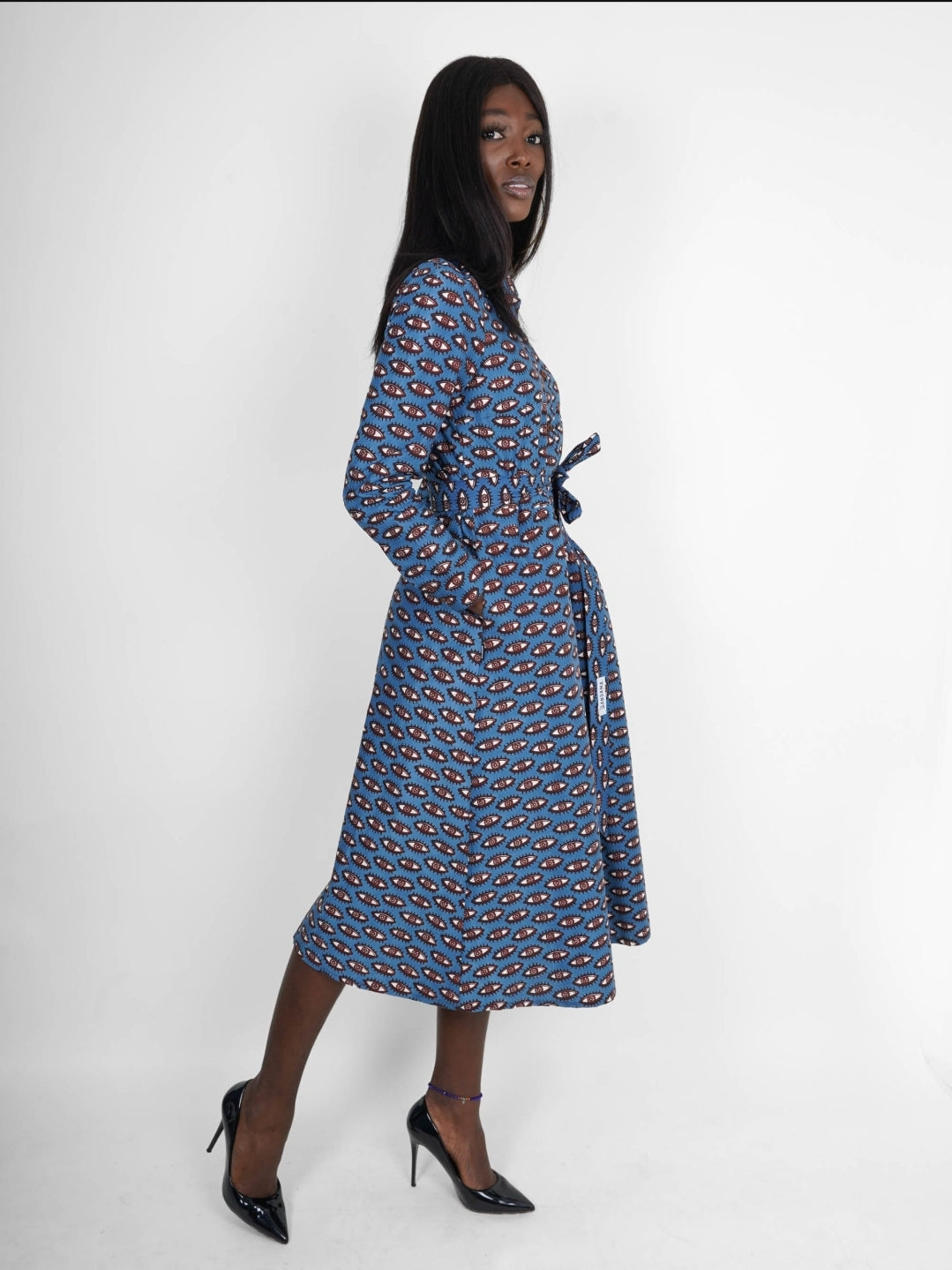 Robe chemise manches longues Conakry