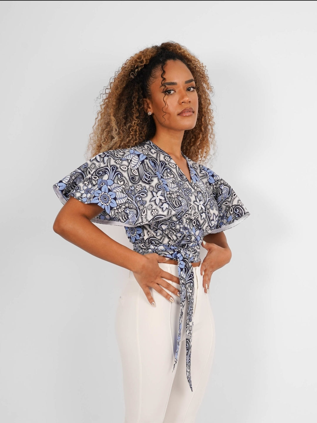Douala wrap top