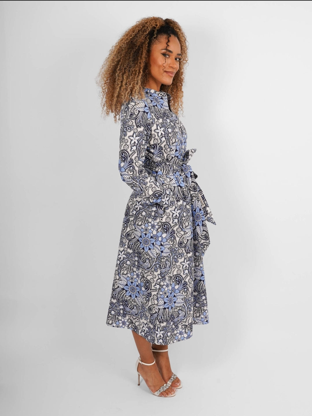 Robe chemise manches longues Douala