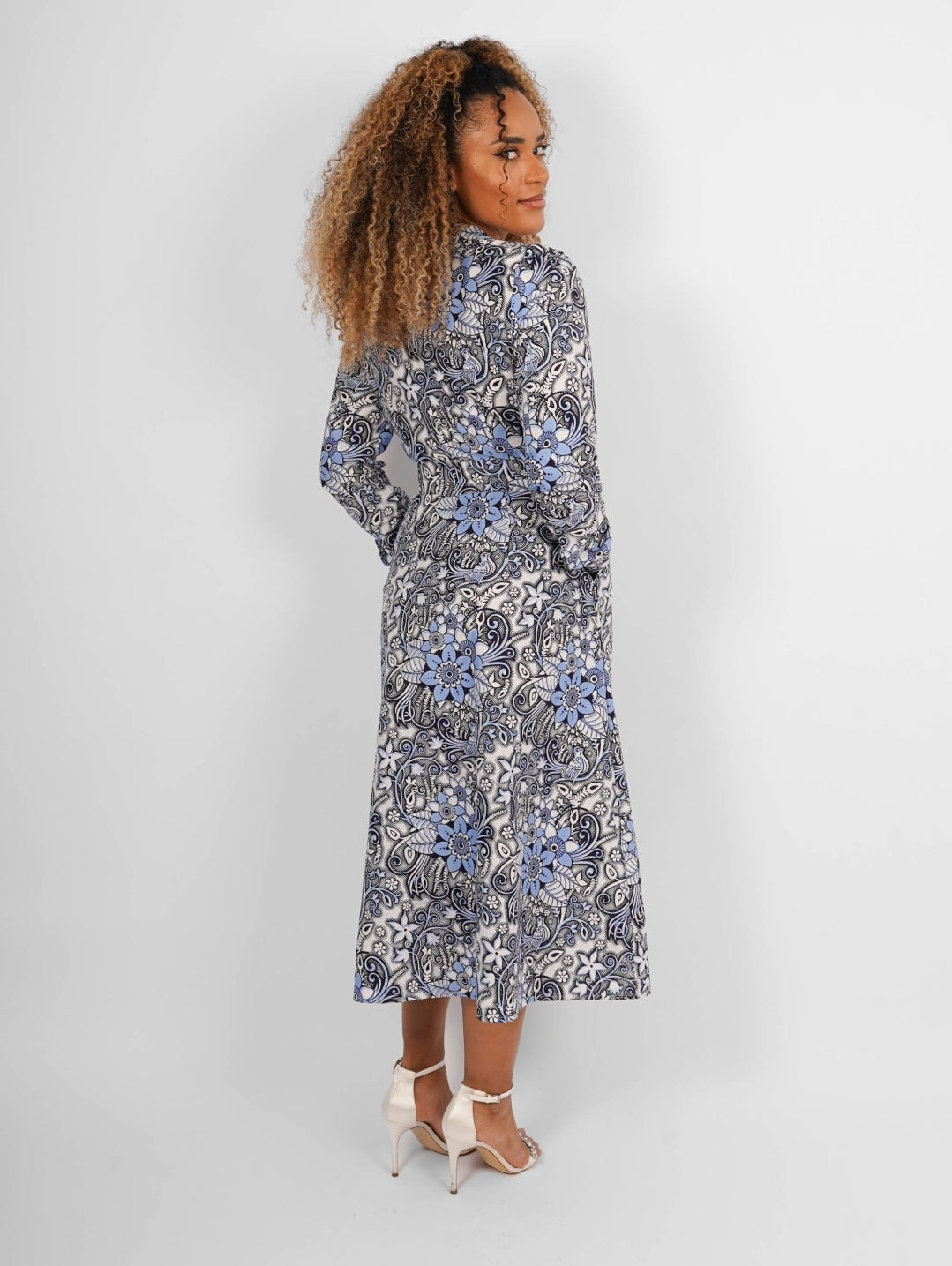 Robe chemise manches longues Douala