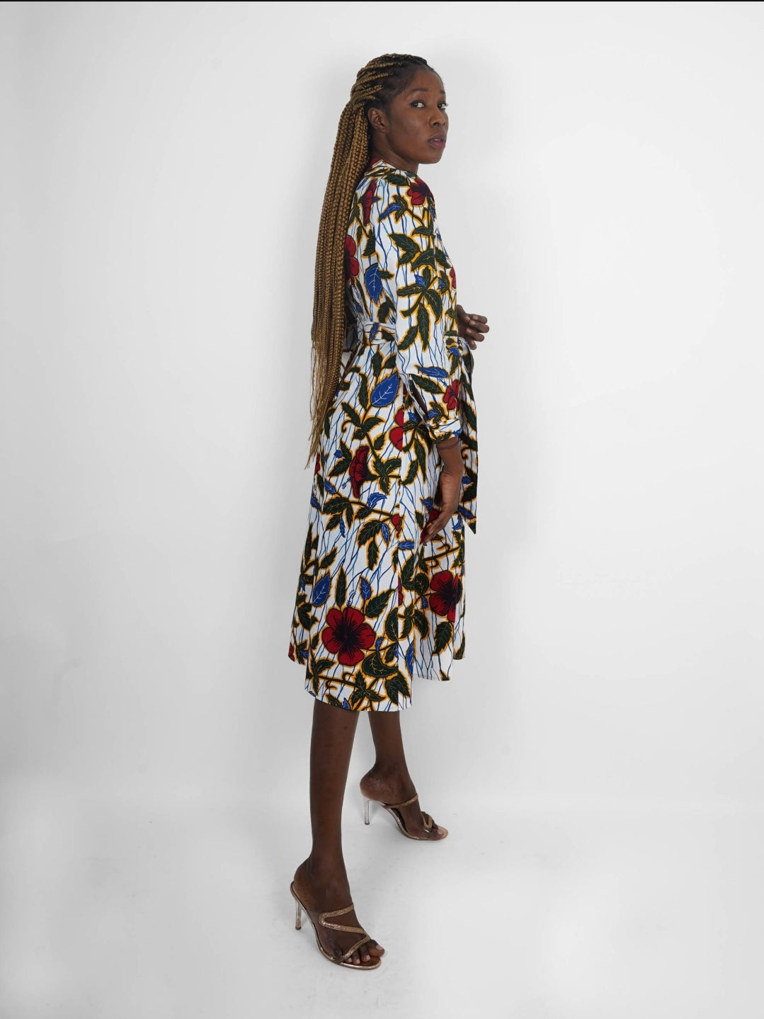 Robe chemise manches longues Kinshasa