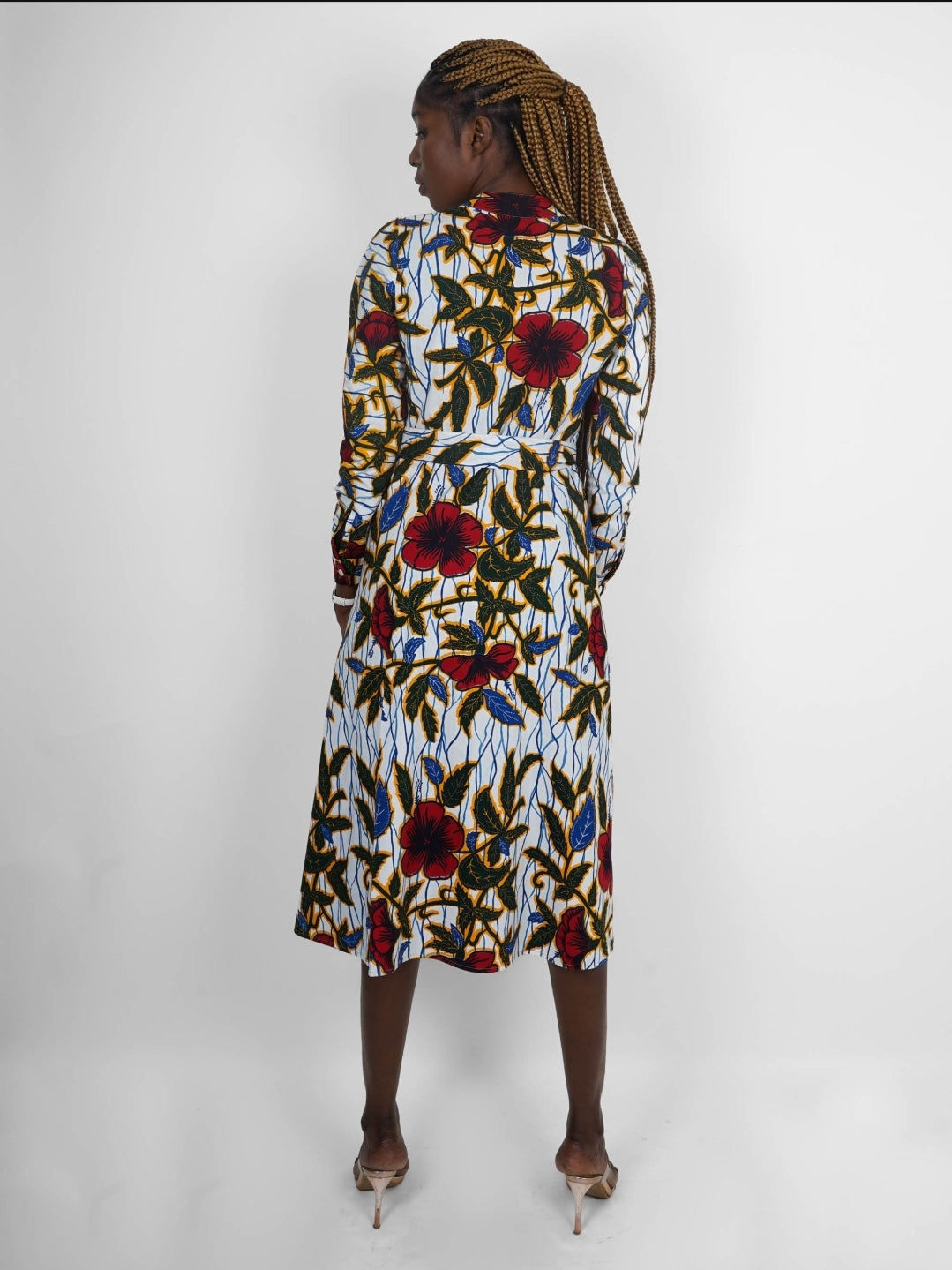 Robe chemise manches longues Kinshasa