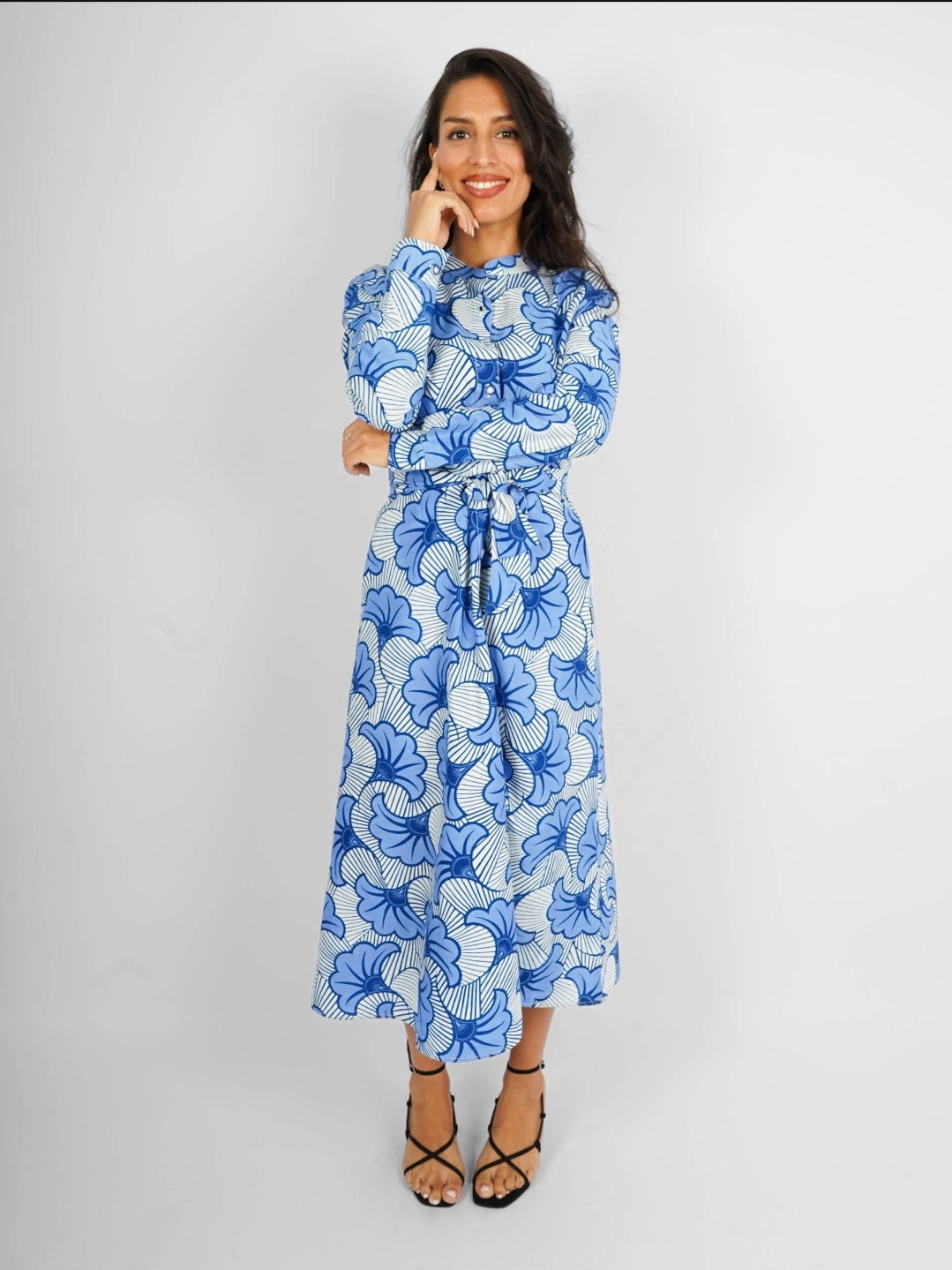 Robe chemise manches longues Victoria