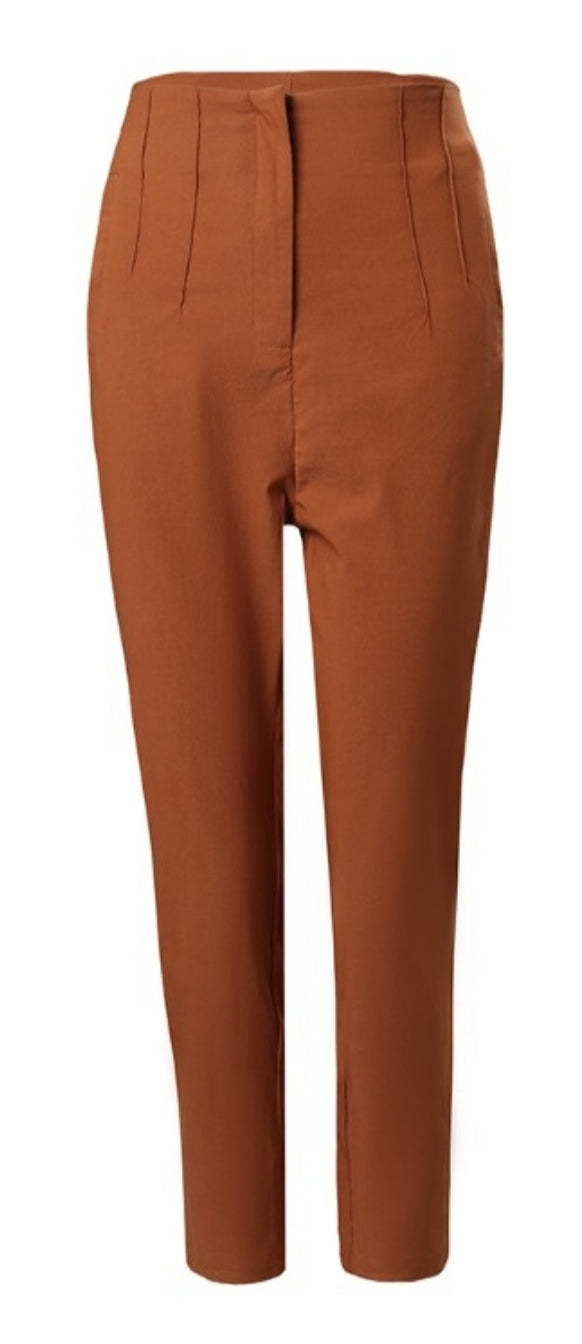 Women's button-up skinny pants
