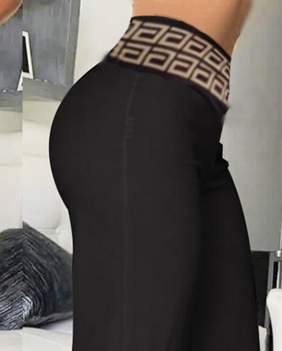Pantalon skinny boutonné à taille femme