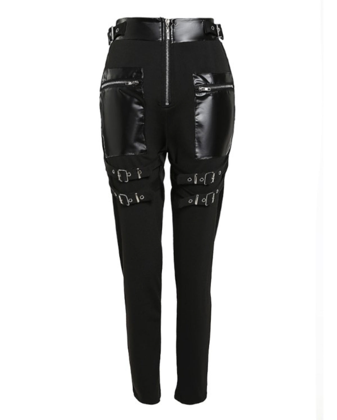 Women's button-up skinny pants