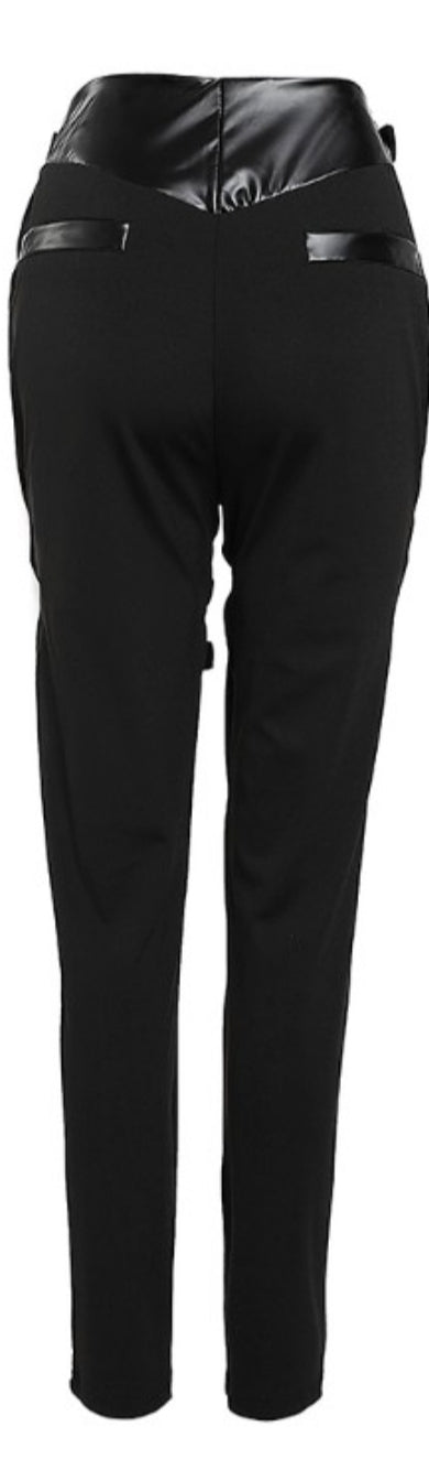 Women's button-up skinny pants
