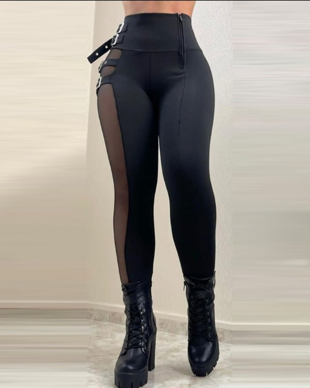 Women's button-up skinny pants