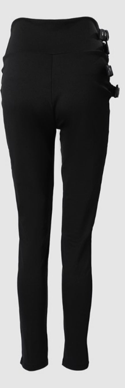 Women's button-up skinny pants