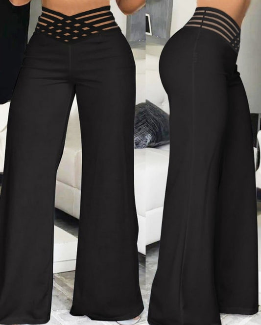 Pantalon skinny boutonné à taille femme