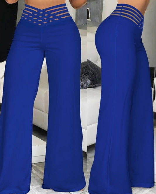 Pantalon skinny boutonné à taille femme