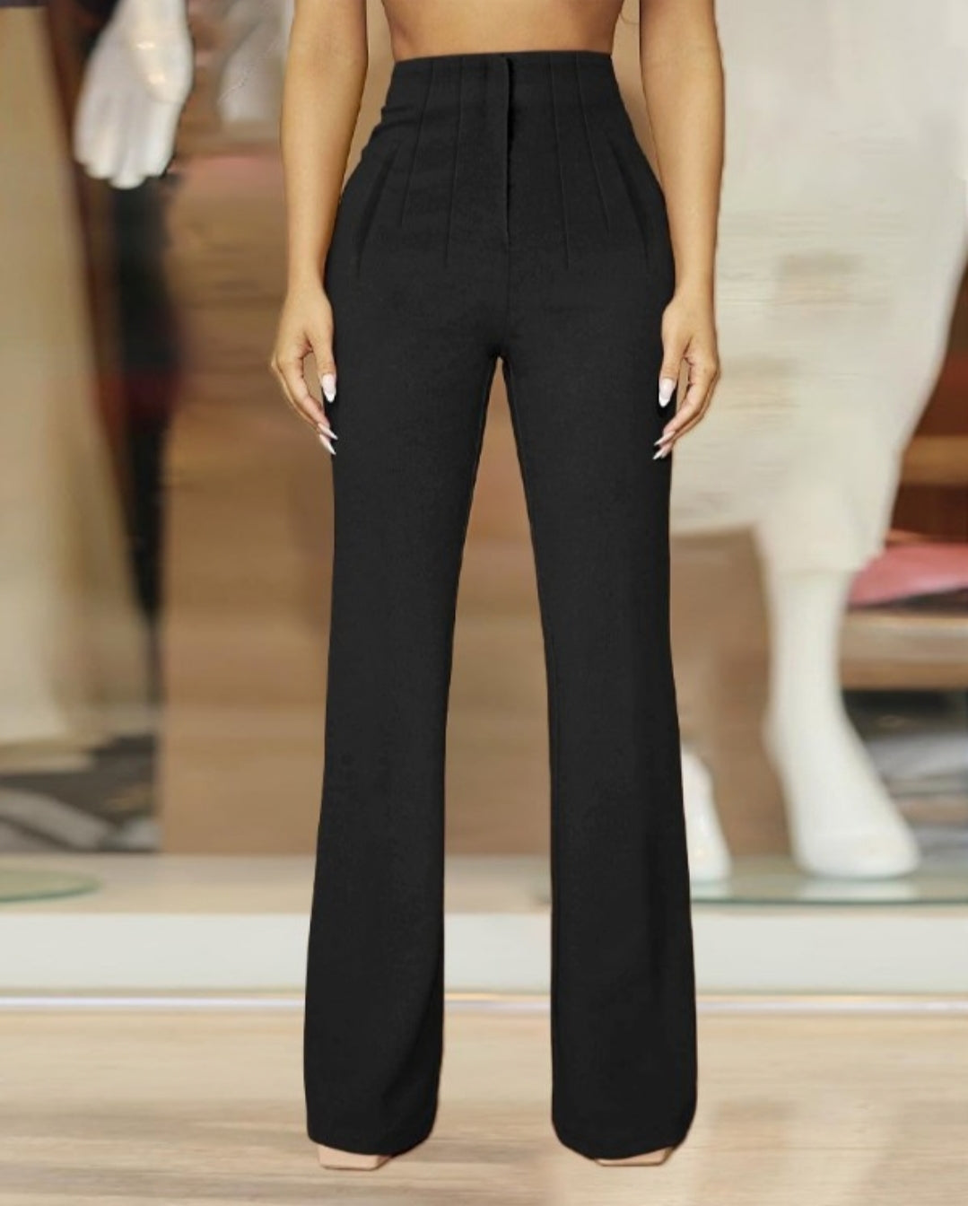 Women's button-up skinny pants