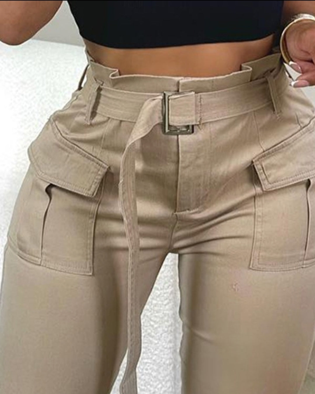 Women's button-up skinny pants