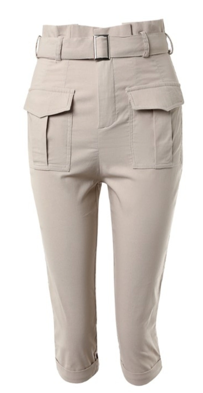 Women's button-up skinny pants
