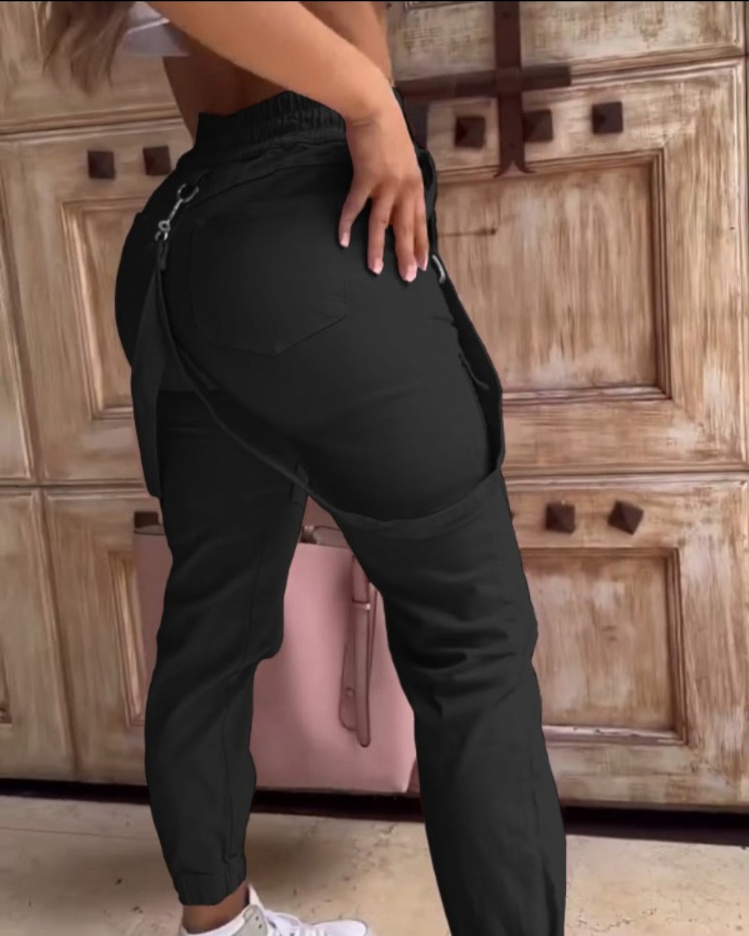 Women's button-up skinny pants
