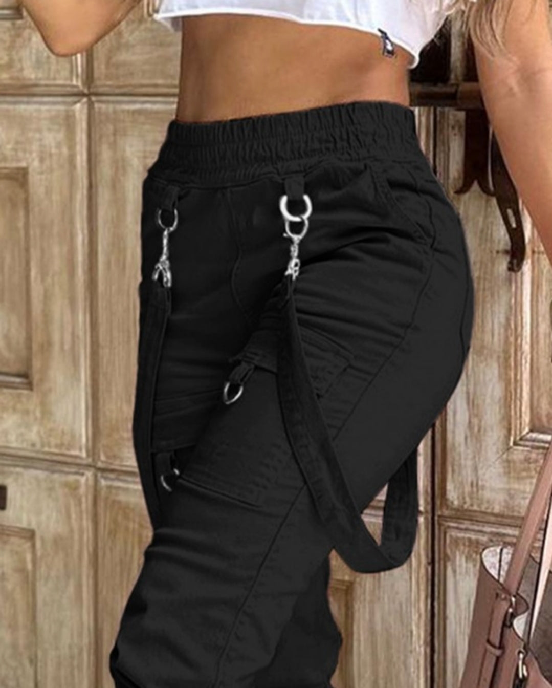 Women's button-up skinny pants