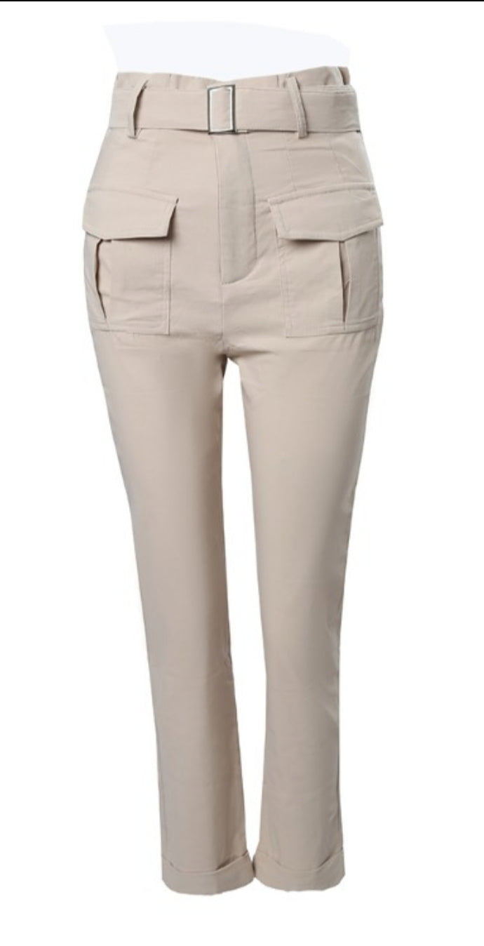 Women's button-up skinny pants