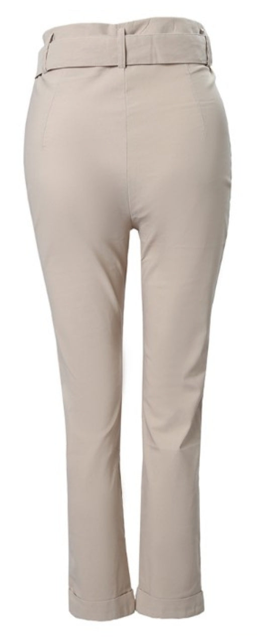 Women's button-up skinny pants